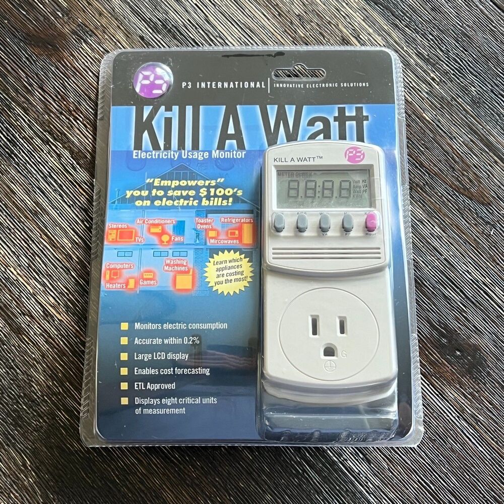 Kill A Watt Electricity Usage Monitor Model P4400 P3 International Sealed NEW